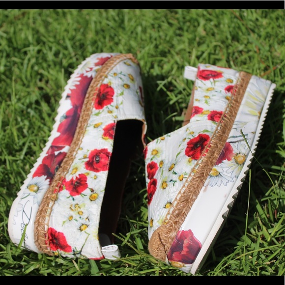 COPY - Dolce & Gabbana Poppy print espadrilles - Picture 5 of 9